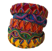 Headband - Handmade in Guatemala using traditional Fabric Worry Dolls