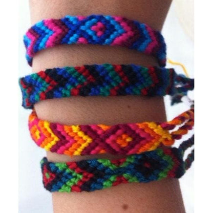 Cotton friendship bracelets Worry Dolls