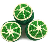 Hacky Sacks: Lemon Lime Design Worry Dolls