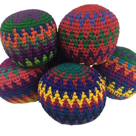 Hacky Sacks: Zig Zag Colourful Design Worry Dolls
