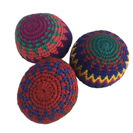 Hacky Sacks: Zig Zag Colourful Design Worry Dolls