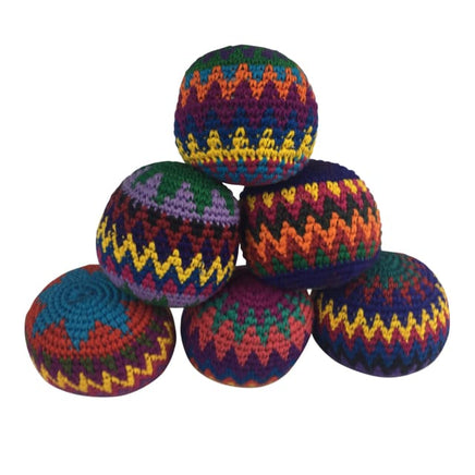 Hacky Sacks: Zig Zag Colourful Design Worry Dolls