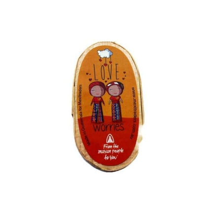 Love Worry Dolls in a Big Wooden Box Worry Dolls