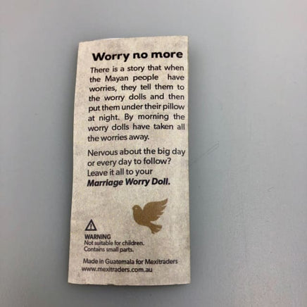 Marriage Worry Dolls: Your Pocket-Sized Wellness Companions Worry Dolls