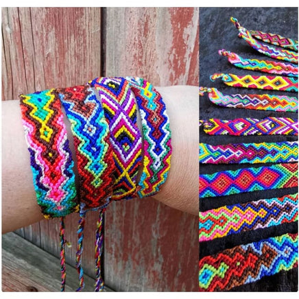 Thick Cotton friendship bracelets Worry Dolls