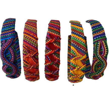 Headband - Handmade in Guatemala using traditional Fabric Worry Dolls