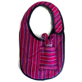 Baby Bibs with Toy - Handmade in Guatemala Worry Dolls