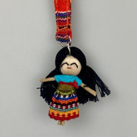 Big Kid Worry Doll Keyring - Bag Charm Tag Decoration Boy or Girl Worry Dolls