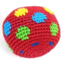 Hacky Sacks: Spotty Colourful Design Worry Dolls
