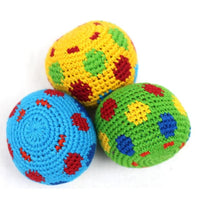 Hacky Sacks: Spotty Colourful Design Worry Dolls