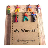 Hanging Worry Dolls Notebook with pencil Worry Dolls