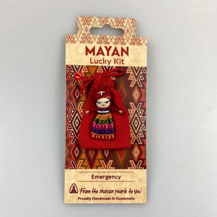 Specific Worries: Single worry doll in textile bag - Emergency Worry Dolls