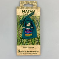 Specific Worries: Single worry doll in textile bag - Good Fortune Worry Dolls