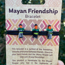 The Three Worry Dolls Amigos Mayan Friendship Bracelet Worry Dolls