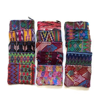 Zippered Coin Purse Pouch Made in the Nahualá Region Guatemala Worry Dolls